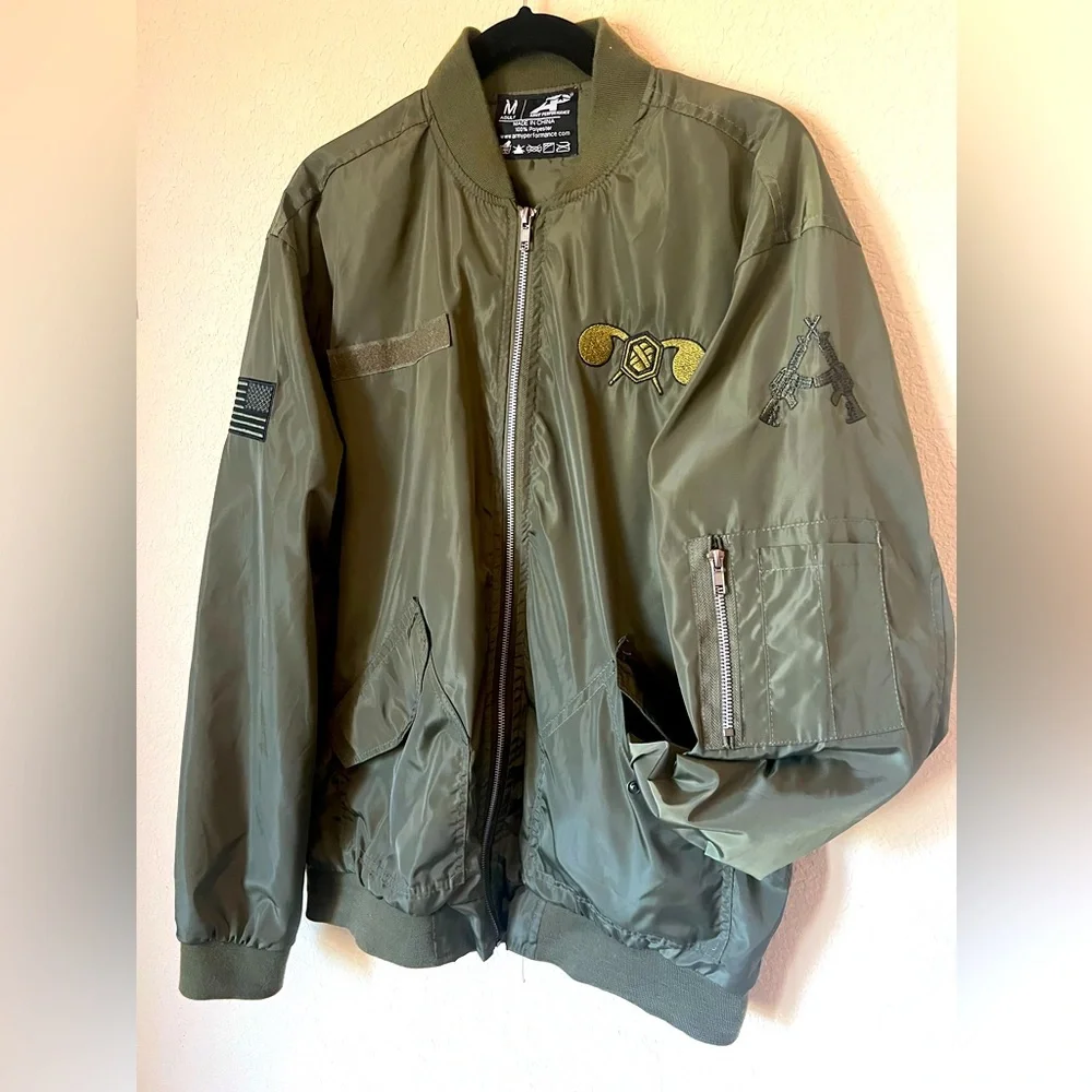 Army Performance Bomber Jacket - Picture 3 of 10